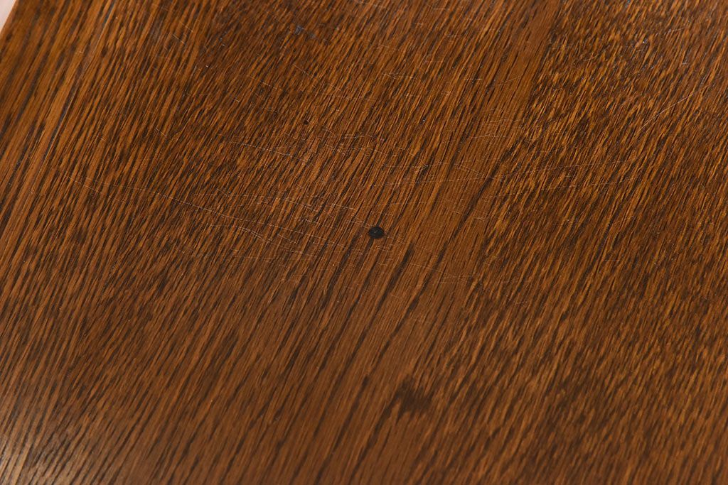 中古　北海道民芸　明るい色味がめずらしい!ナラ材のサイドボード(収納棚、キャビネット)(定価38万円)