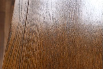 中古　北海道民芸　明るい色味がめずらしい!ナラ材のサイドボード(収納棚、キャビネット)(定価38万円)