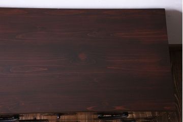 アンティーク家具　和製アンティーク　隠し付き!　和モダンなローチェスト(箪笥ローボード、衣装箪笥、引き出し)