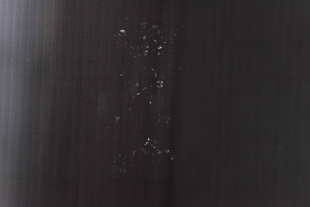 和製アンティーク　腰板ケヤキ材　味わい深い風合いの大きなガラス戸(引き戸、建具)2枚セット