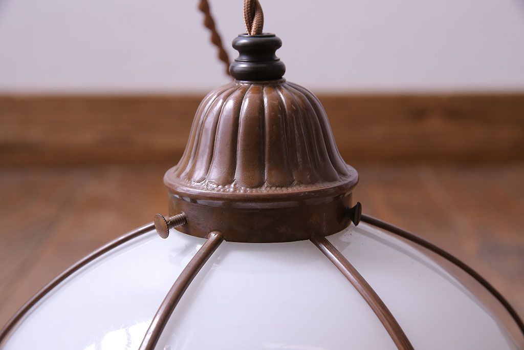 和製アンティーク　和モダンな雰囲気が魅力的なペンダントライト(天井照明、吊り下げ照明、シェード)