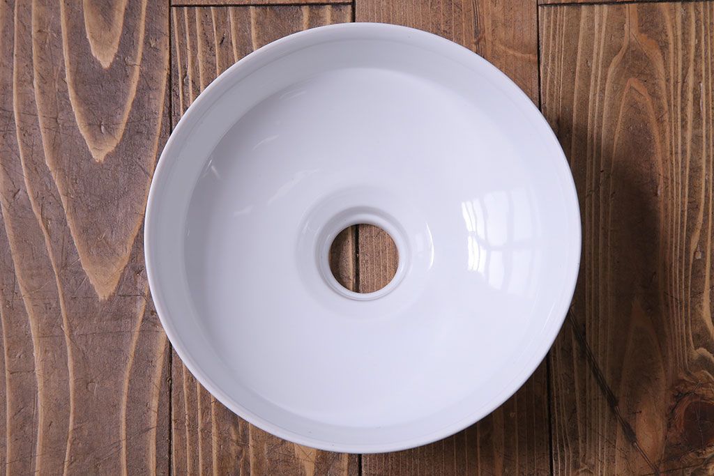 和製アンティーク　日陶 マツダ電笠　白磁のペンダントライト(天井照明、吊り下げ照明)