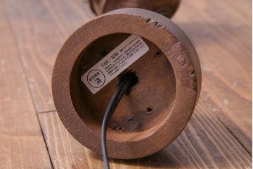 和製アンティーク　丸いフォルムが愛らしいウォールランプ(壁掛け照明)(2)