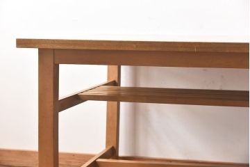 アンティーク家具　特大　古い学校の作業テーブル(作業台、ダイニングテーブル)