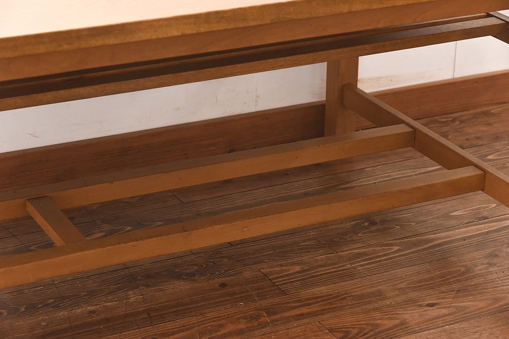 アンティーク家具　特大　古い学校の作業テーブル(作業台、ダイニングテーブル)