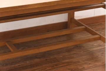 アンティーク家具　特大　古い学校の作業テーブル(作業台、ダイニングテーブル)