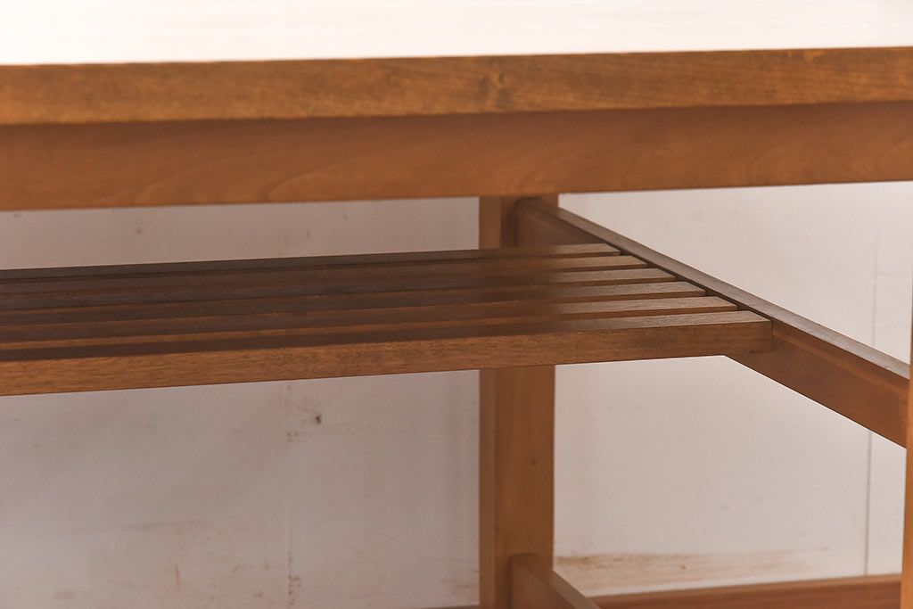 アンティーク家具　特大　古い学校の作業テーブル(作業台、ダイニングテーブル)