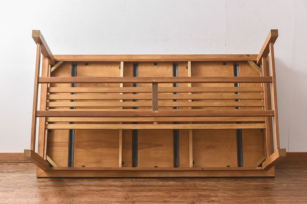 アンティーク家具　特大　古い学校の作業テーブル(作業台、ダイニングテーブル)