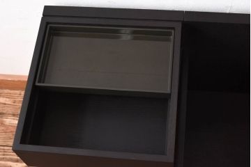 中古美品　Cassinaixc.社(カッシーナイクスシー)　PIVOT wagon(ピヴォットワゴン)　サイドワゴン(サイドテーブル)(定価約15万円)