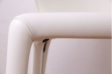 中古　Cassina(カッシーナ) X革　369 HOLA(オラ) アームレスチェア(ダイニングチェア、椅子)(定価約20万円)