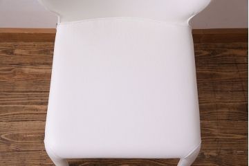 中古美品　Cassina(カッシーナ) X革　369 HOLA(オラ) アームレスチェア(ダイニングチェア、椅子)(1)(定価約20万円)