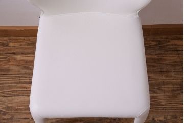 中古　Cassina(カッシーナ)　X革　369 HOLA(オラ) アームレスチェア(ダイニングチェア、椅子)(2)(定価約20万円)