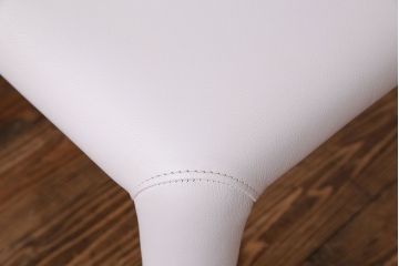 中古美品　Cassina(カッシーナ) 　X革　369 HOLA(オラ) アームレスチェア(ダイニングチェア、椅子)(3)(定価約20万円)