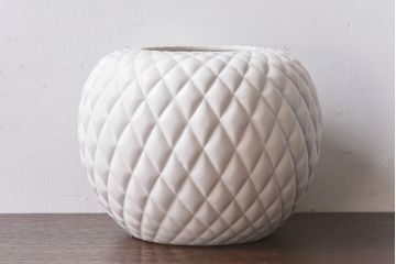 アンティーク雑貨　中古　BoConcept(ボーコンセプト)北欧モダンのシンプルなフラワーポット(花瓶、花器)