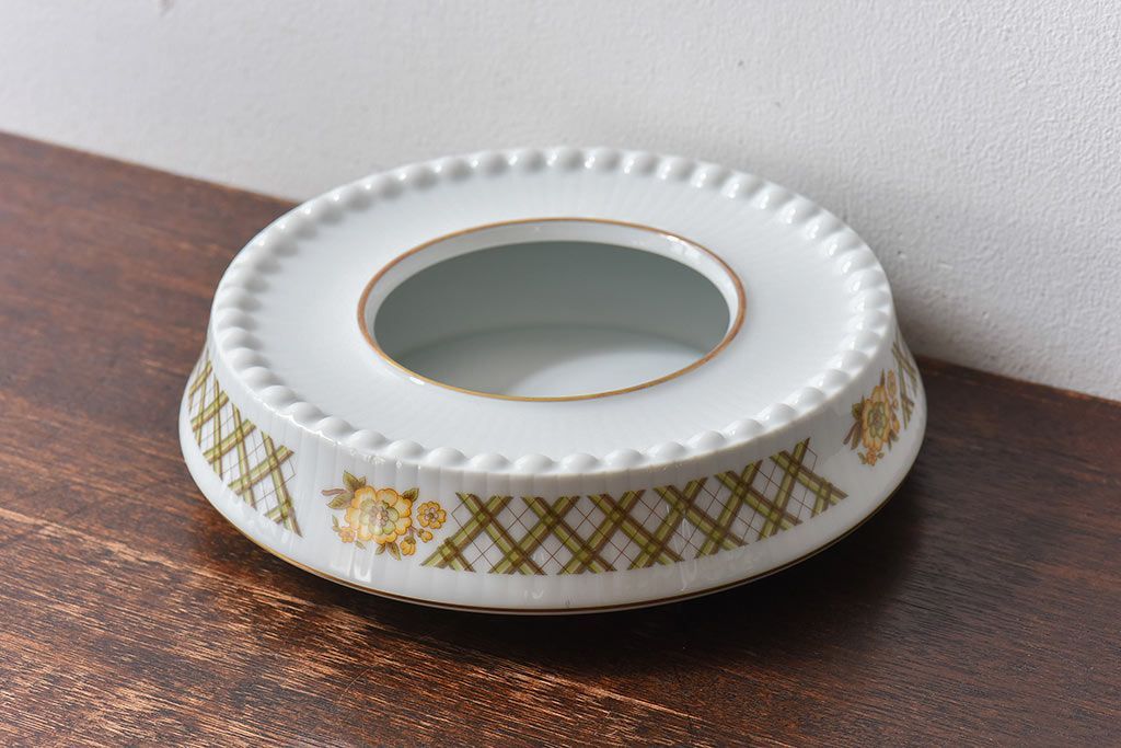 アンティーク雑貨　ノリタケ(日陶)優しい色合い レトロな雰囲気が漂う灰皿