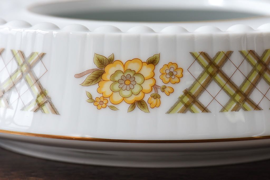 アンティーク雑貨　ノリタケ(日陶)優しい色合い レトロな雰囲気が漂う灰皿