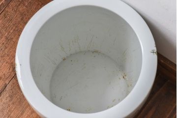アンティーク雑貨　ノリタケ(日陶・則武)　華やかな色遣いの壱型火鉢(手あぶり、鉢カバー)