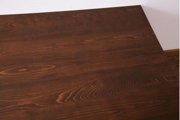 アンティーク家具　和製アンティーク　シンプルな両面引き出し付き特大作業テーブル(作業台、ダイニングテーブル)