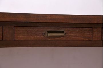 アンティーク家具　和製アンティーク　シンプルな両面引き出し付き特大作業テーブル(作業台、ダイニングテーブル)