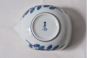 アンティーク雑貨　十三代今泉今右衛門　箱付　錦橘絵煎茶器(和食器、急須、盃、片口)