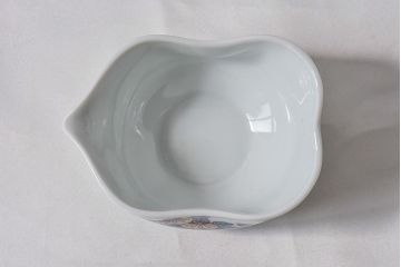 アンティーク雑貨　十三代今泉今右衛門　箱付　錦橘絵煎茶器(和食器、急須、盃、片口)