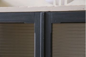 ペイント家具　2色のペイントカラーがおしゃれな本箱(ブックケース、収納棚、キャビネット)