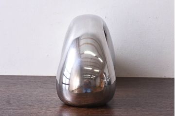 アンティーク雑貨　中古　BoConcept(ボーコンセプト)　シルバーステンレスオブジェ(小)(置き物)