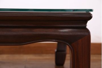 中古美品　大阪唐木指物　職人の手仕事の良さが感じられるローテーブル(座卓、テーブル)(定価約90万円)