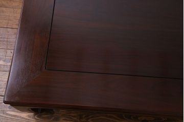 中古美品　大阪唐木指物　職人の手仕事の良さが感じられるローテーブル(座卓、テーブル)(定価約90万円)