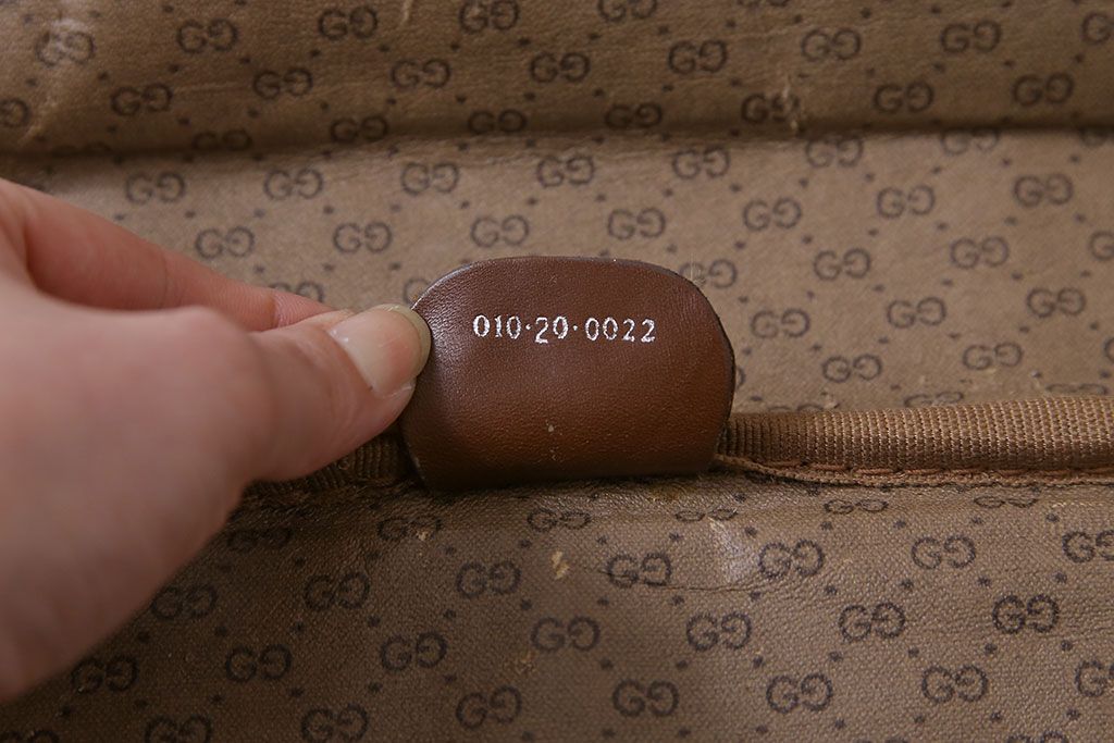 アンティーク雑貨　オールドグッチ(GUCCI)　シンプルさがおしゃれなバッグ(鞄)