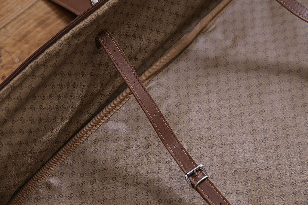 アンティーク雑貨　オールドグッチ(GUCCI)　シンプルさがおしゃれなバッグ(鞄)