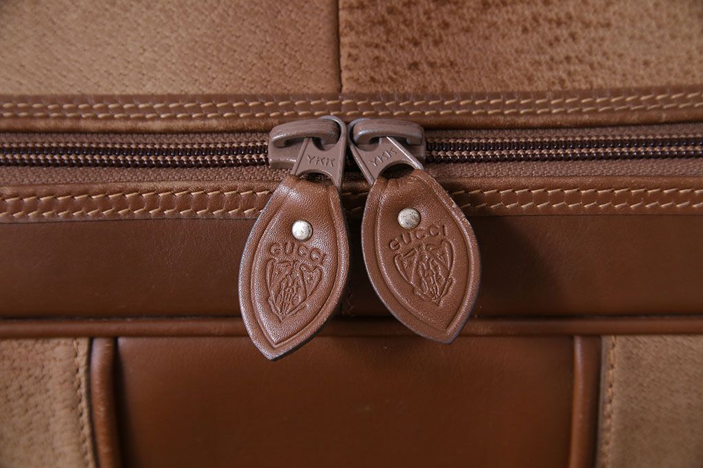 アンティーク雑貨　オールドグッチ(GUCCI)　シンプルさがおしゃれなバッグ(鞄)