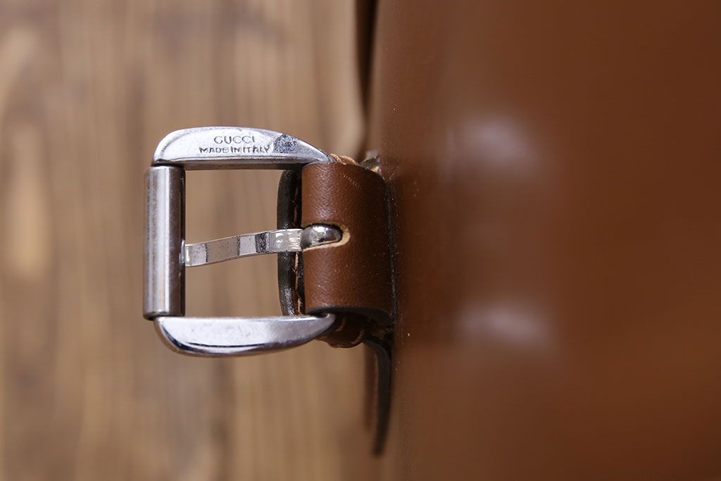 アンティーク雑貨　オールドグッチ(GUCCI)　シンプルさがおしゃれなバッグ(鞄)