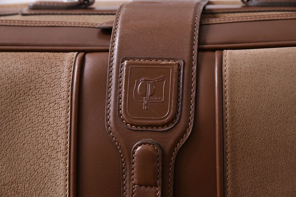 アンティーク雑貨　オールドグッチ(GUCCI)　シンプルさがおしゃれなバッグ(鞄)
