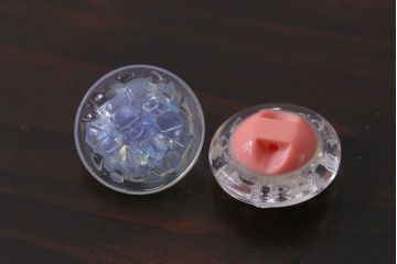 アンティーク雑貨　ビンテージ　キラキラのラメがかわいらしいボタンセット