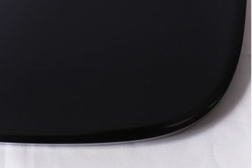 田中双竹堂　古今菁峰作　輪島塗　笹の葉模様の盆
