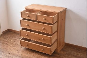 中古　THE PENNY　WISE(ペニーワイズ) Paul Wilson(ポール　ウィルソン)シリーズ　B7　4段チェスト(引き出し)(定価14万円)