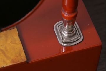 アンティーク雑貨　和製アンティーク　異素材の組み合わせがユニークな姫鏡台(小型ドレッサー、化粧台)