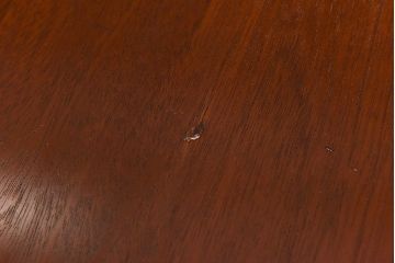 アンティーク家具　イギリスアンティーク　マホガニー　細かな引き出しが魅力の薄型コンソールテーブル(サイドテーブル)