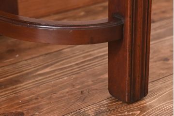 アンティーク家具　イギリスアンティーク　マホガニー　細かな引き出しが魅力の薄型コンソールテーブル(サイドテーブル)