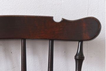 中古　松本民芸家具　SP型　艶のある質感が美しいスピンドルチェア(ダイニングチェア、椅子)(1)