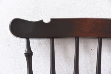 中古　松本民芸家具　SP型　艶のある質感が美しいスピンドルチェア(ダイニングチェア、椅子)(2)