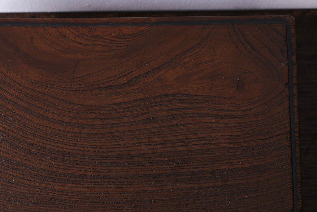 アンティーク雑貨　和製アンティーク　総ケヤキ材使用の上質な花台(盆栽卓、飾り台)