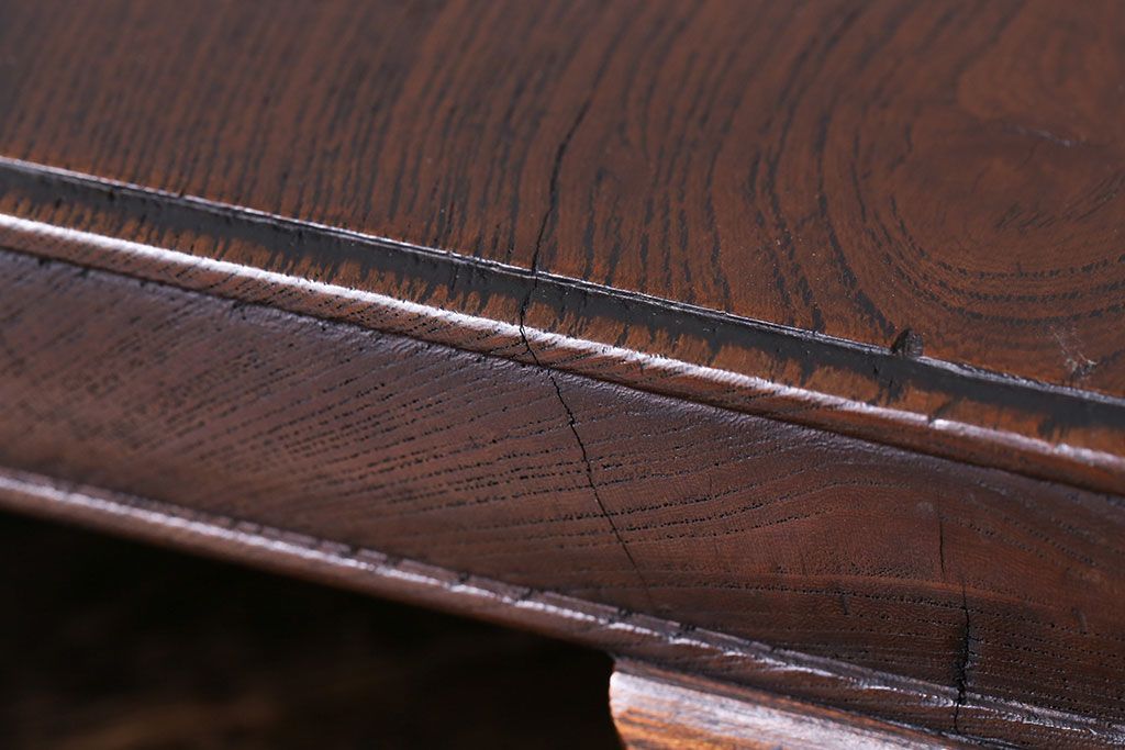 アンティーク雑貨　和製アンティーク　総ケヤキ材使用の上質な花台(盆栽卓、飾り台)