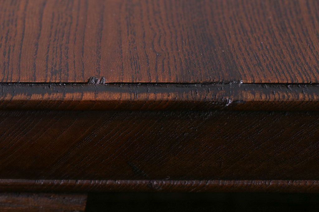 アンティーク雑貨　和製アンティーク　総ケヤキ材使用の上質な花台(盆栽卓、飾り台)