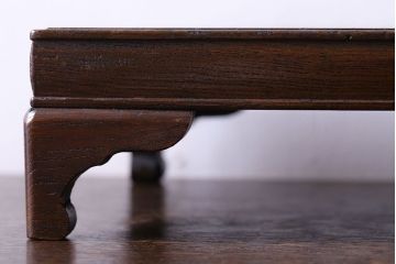 アンティーク雑貨　和製アンティーク　総ケヤキ材使用の上質な花台(盆栽卓、飾り台)