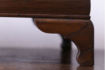 アンティーク雑貨　和製アンティーク　総ケヤキ材使用の上質な花台(盆栽卓、飾り台)