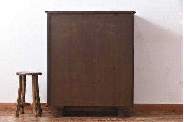 ビンテージ　神戸洋家具　永田良介商店 下駄箱(シューズボックス、収納棚)(定価約38万円)