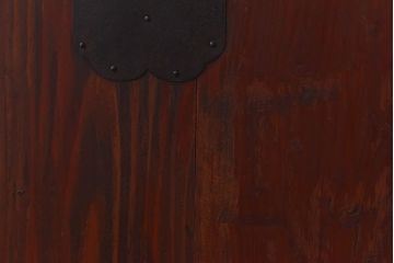 アンティーク家具　和製アンティーク　前面ケヤキ材使用　脚付箪笥ローボード(サイドチェスト、引き出し)