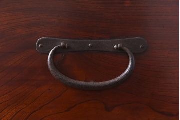 アンティーク家具　和製アンティーク　前面ケヤキ材使用　脚付箪笥ローボード(サイドチェスト、引き出し)